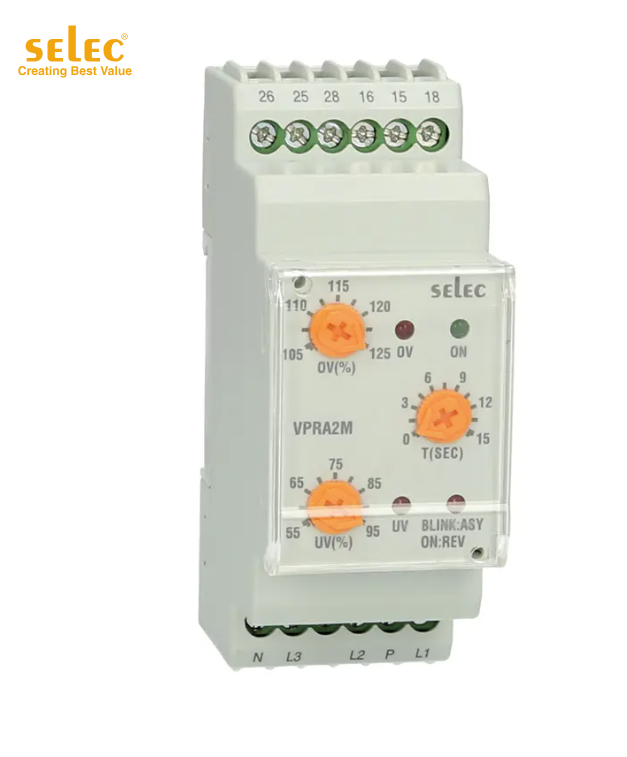 Relais de surveillance de tension Selec VPRA2M-CE