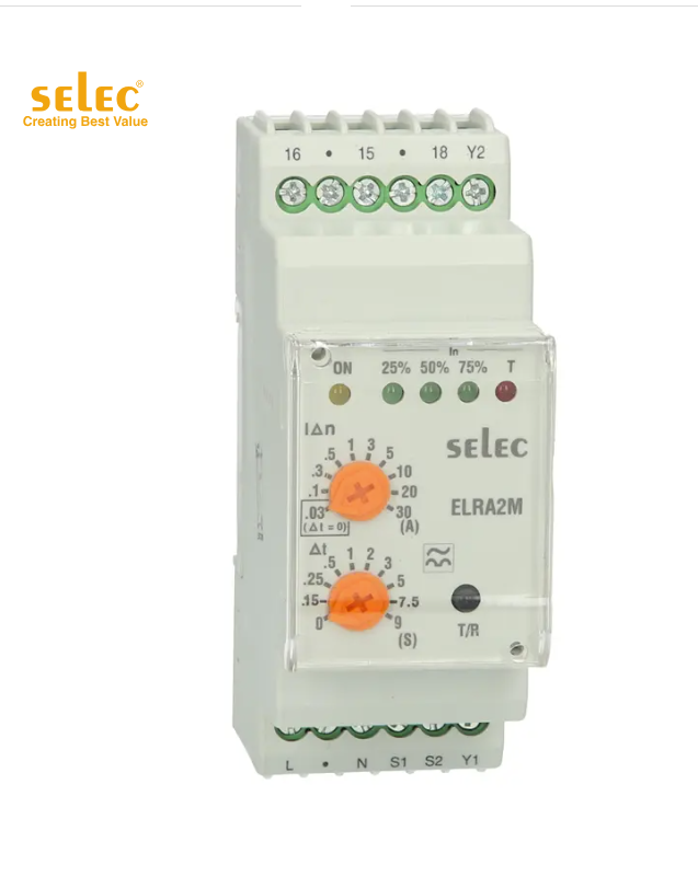 Relais de surveillance du courant de défaut à la terre Selec ELRA2M2-1-230V-CE