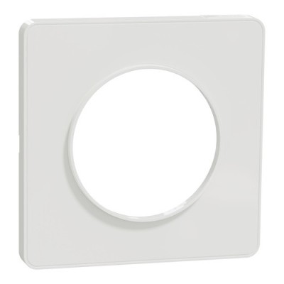 SCHNEIDER ODACE TOUCH PLAQUE SIMPLE BLANC