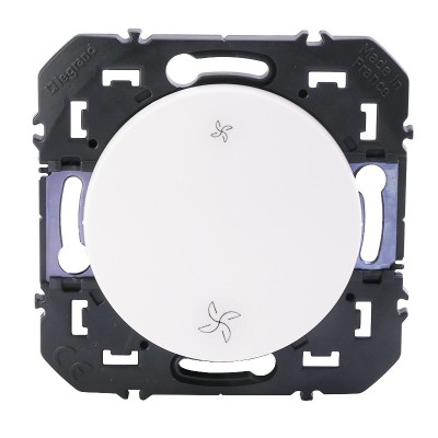  Legrand - Poussoir commande VMC dooxie finition blanc - Réf : 600006 Legrand - Poussoir commande VMC dooxie finition blanc - Réf : 600006