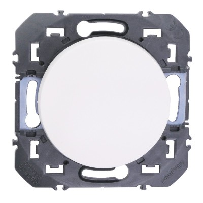 Legrand - Poussoir simple dooxie 6A 250V~ finition blanc -600004