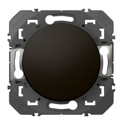 Legrand - Poussoir simple dooxie 6A 250V~ finition noir mat - 600204