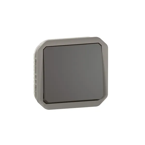 Legrand - Interrupteur ou va-et-vient étanche Plexo 10AX 250V IP55 IK08 composable anthracite - 069801L