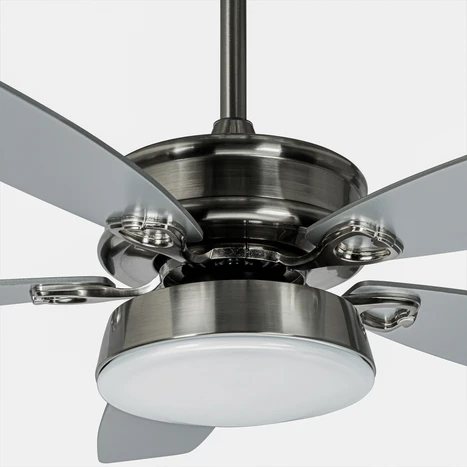 Lucande Ventilateur de plafond LED Kuvio, DC, silencieux, Ø 120 cm, CCT 3