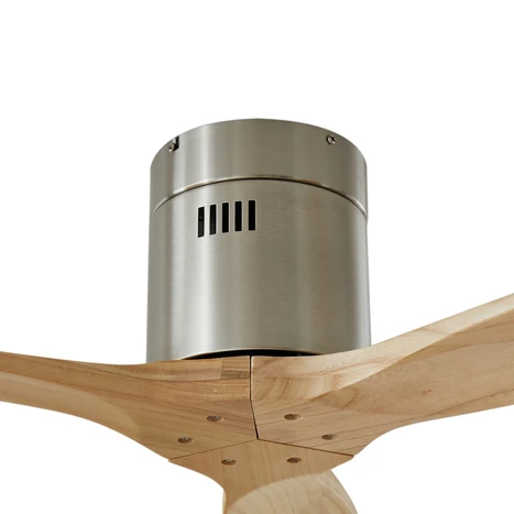 Ventilateur de plafond Lucande Vindur, nickel, DC, silencieux 2