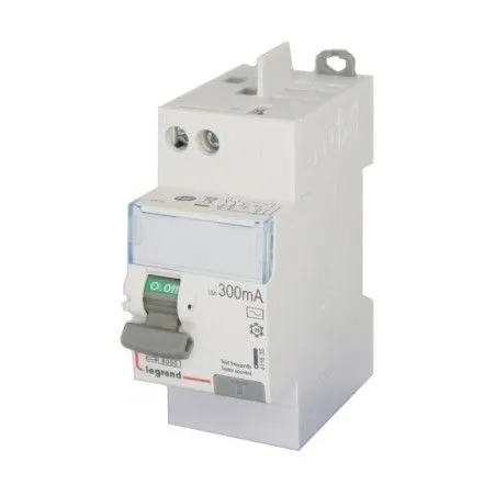 Interrupteur différentiel 2P 40A AC 300mA - LEGRAND 411635