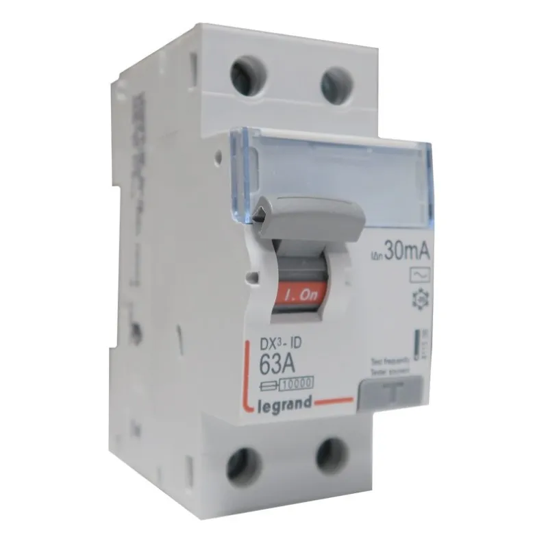 Interrupteur différentiel 2P 63A AC 30mA - LEGRAND 411506