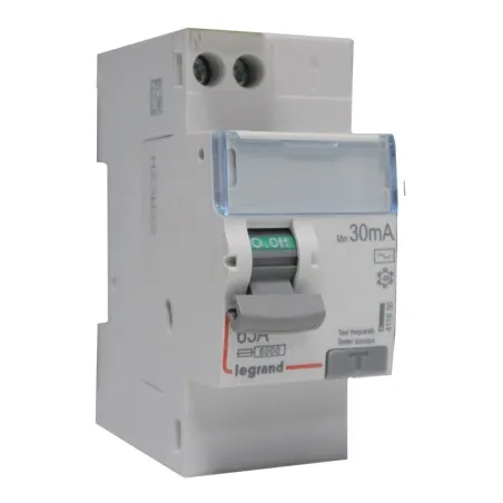 Interrupteur différentiel 2P 63A AC 30mA - LEGRAND 411650