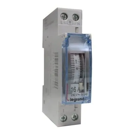 Interrupteur horaire manuel 1M 1 sortie 16A - LEGRAND 412780