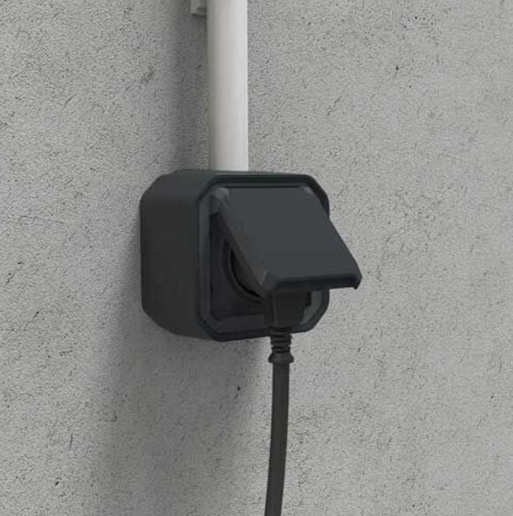 Prise de courant 2P+T étanche Plexo 16A 250V IP55 IK08 complet saillie - anthracite LEGRAND 069791L 2