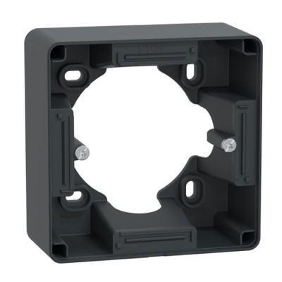 Schneider - Ovalis - Boîte support 36 mm pour montage en saillie - Anthracite