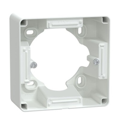 Schneider - Ovalis - Boîte support 36 mm pour montage en saillie - Blanc