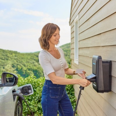 Hager - Borne de charge Hager witty one 11 kW avec prise de charge de type 2 - Noir 3