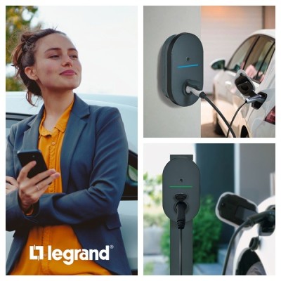 Legrand - Borne de recharge Green'up Home triphasée 22kW AC Mode 3 2