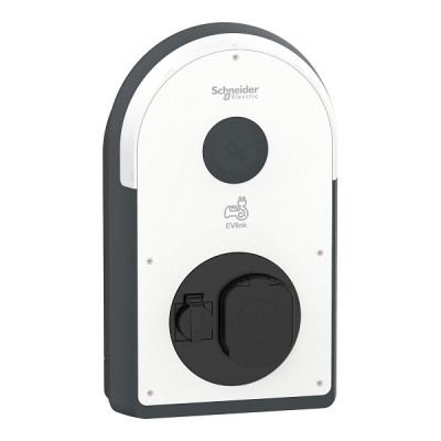 Schneider EVlink Pro AC - Borne de recharge 22 kW triphasée - prise T2S avec obturateur - MID - RDC-DD 6 mA