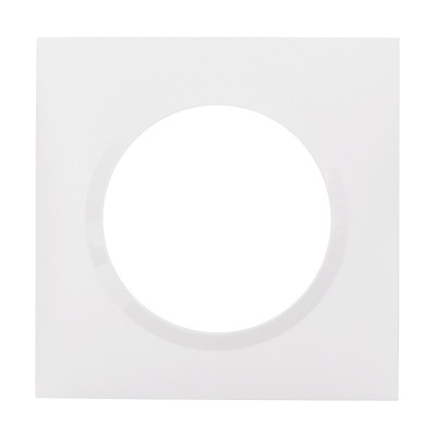 Legrand - Plaque carrée dooxie 1 poste finition blanc