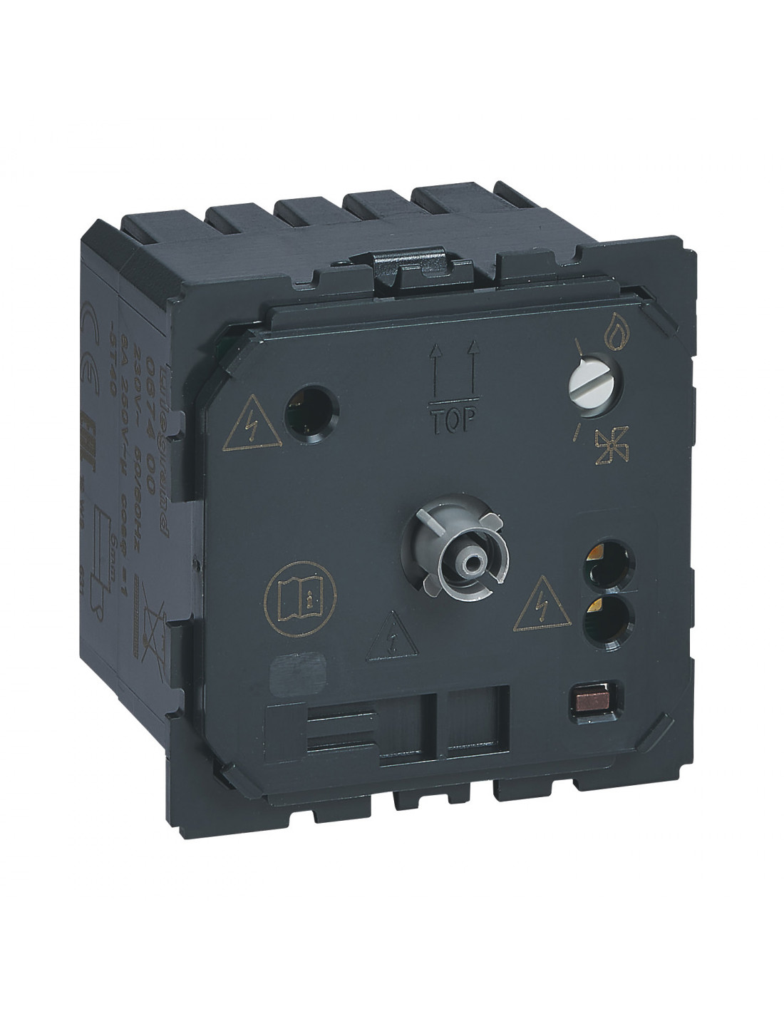 Thermostat d'ambiance pour chauffage et climatisation 8A max.