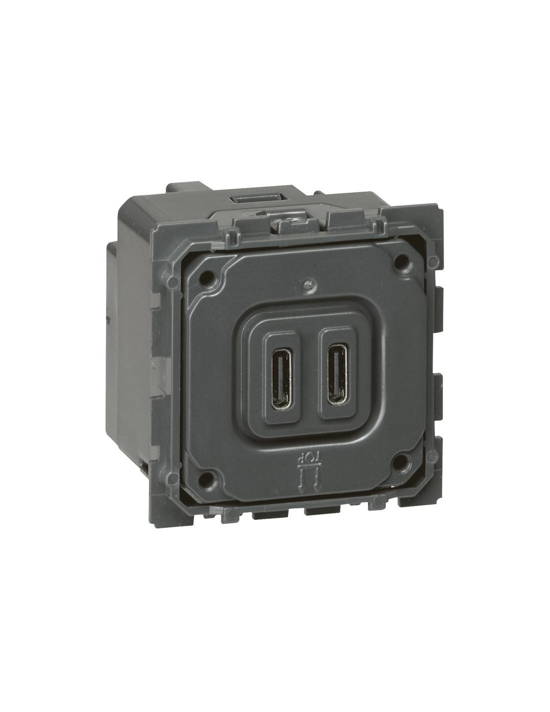 Prise double USB Céliane Type-C 3A 15W