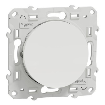 Schneider Odace - Interrupteur Va et Vient Lumineux ou témoin - Blanc - Réf : S520263