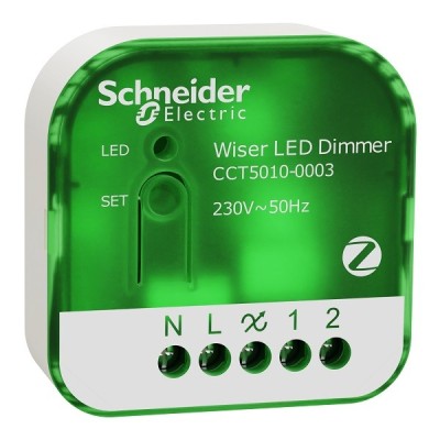 Wiser - micromodule variateur de lumière avec ou sans neutre - zigbee Scneider