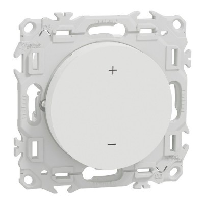Wiser Odace - thermostat connecté filaire 2A zigbee - blanc craie