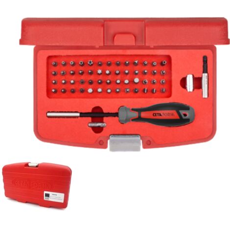 Coffret 56 embouts de vissage CB/ST56 Cetaform