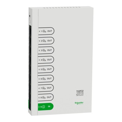 Schneider Rési9 - Switch Ethernet 9 ports - 8 ports 1Gbit POE 30W