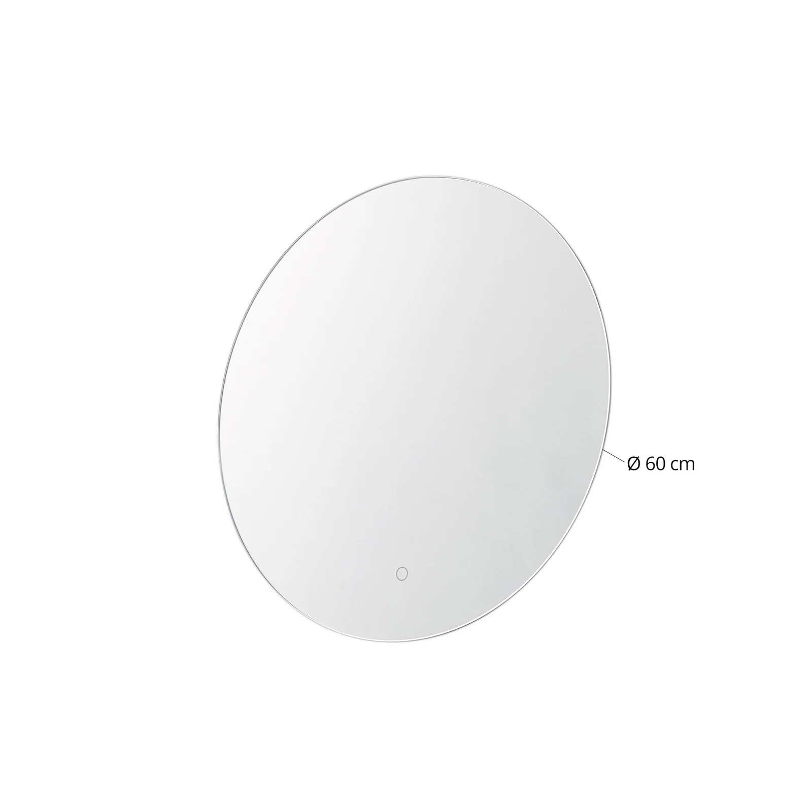 Lucande miroir LED Celestiel, rond, chauffant, CCT, Ø 60 cm 2