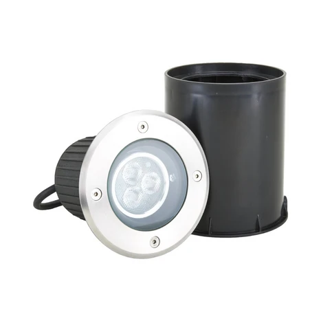 Lucande luminaire encastré dans le sol LED Jos, rond, orientable, IP67 2