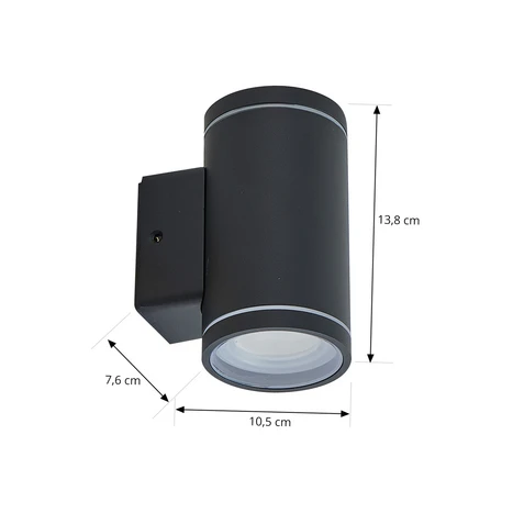 Lindby Smart Applique d'extérieur LED Valtin CCT RVB Tuya IP54 3