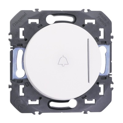 LEGRAND Dooxie Bouton poussoir lumineux et marquage sonnette blanc - 600018