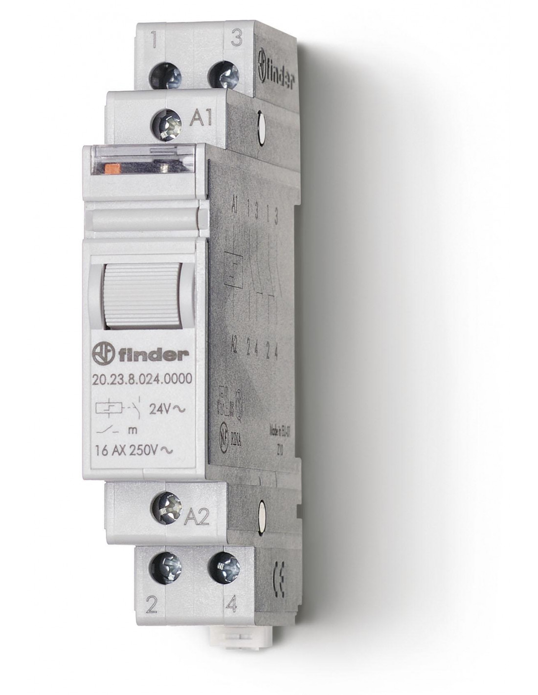 Télérupteur modulaire 1NO + 1NC 16A 24V DC FINDER 202390240000PAS