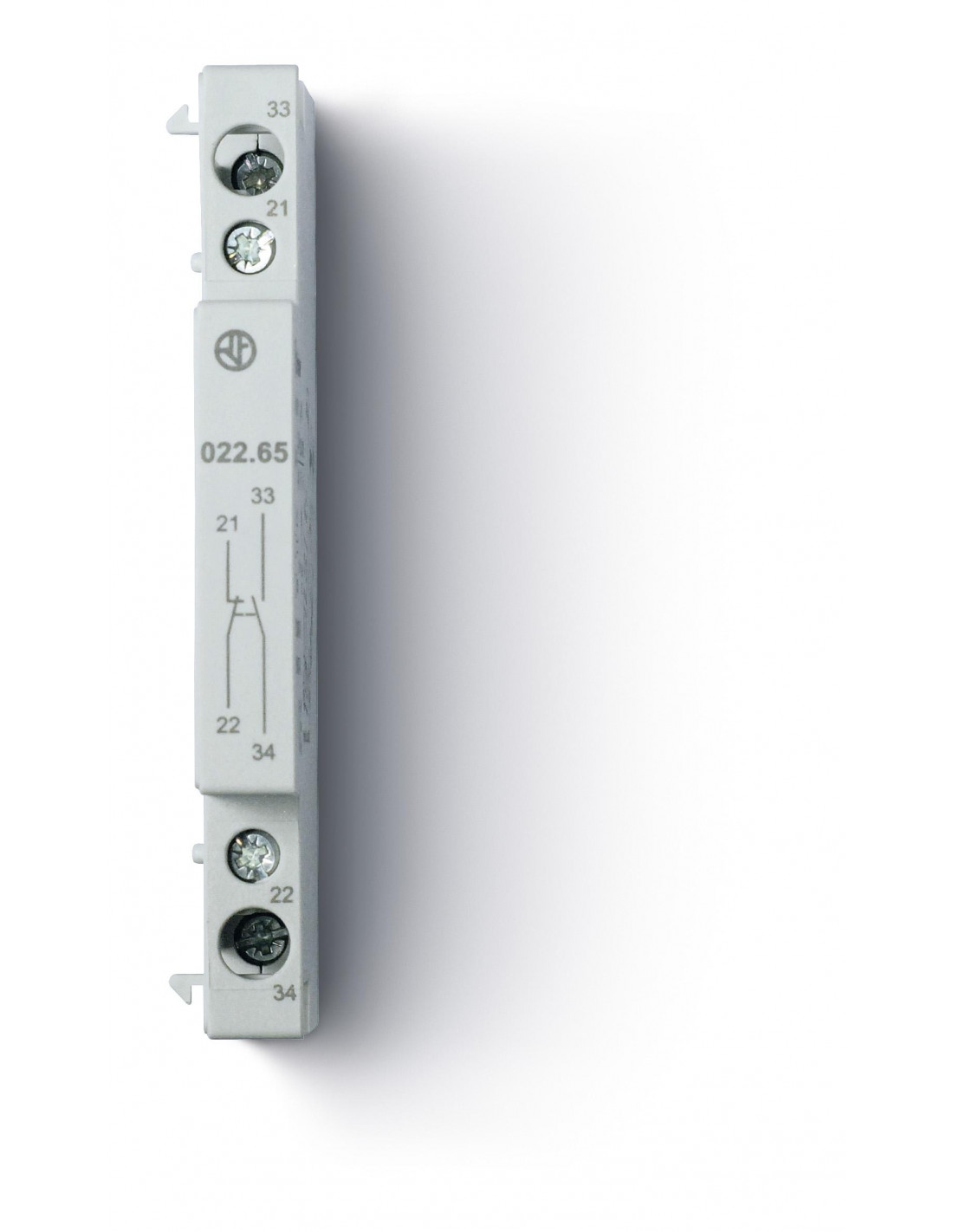 Modules Contacts auxiliaires 6A 1NO +1NC pour contacteur séries 2244 2264 FINDER 02265