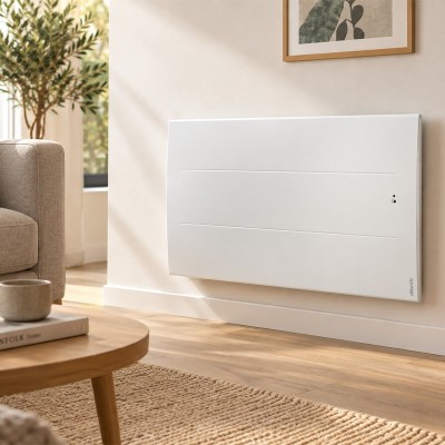 Radiateur à chaleur douce - 2000W - Horizontal - Blanc - Réf : 503920 Atlantic - Oniris