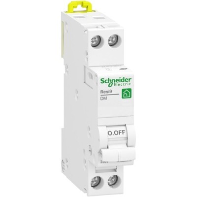 Schneider - Resi9 XP - disjoncteur modulaire - 1P+N - 32A - courbe D - peignable - Réf : R9PFD632